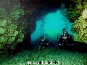 Entering the Grotto, Bruce Peninsula National Park, Tober... by David Gilchrist 